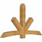 Ekena Millwork Alberta Rough Sawn Timber Gable Bracket, Western Red Cedar, 84"W x 49"H x 6"D x 6"F, 14/12 Pitch GBW084X49X0606ALB00RWR - alternate 5